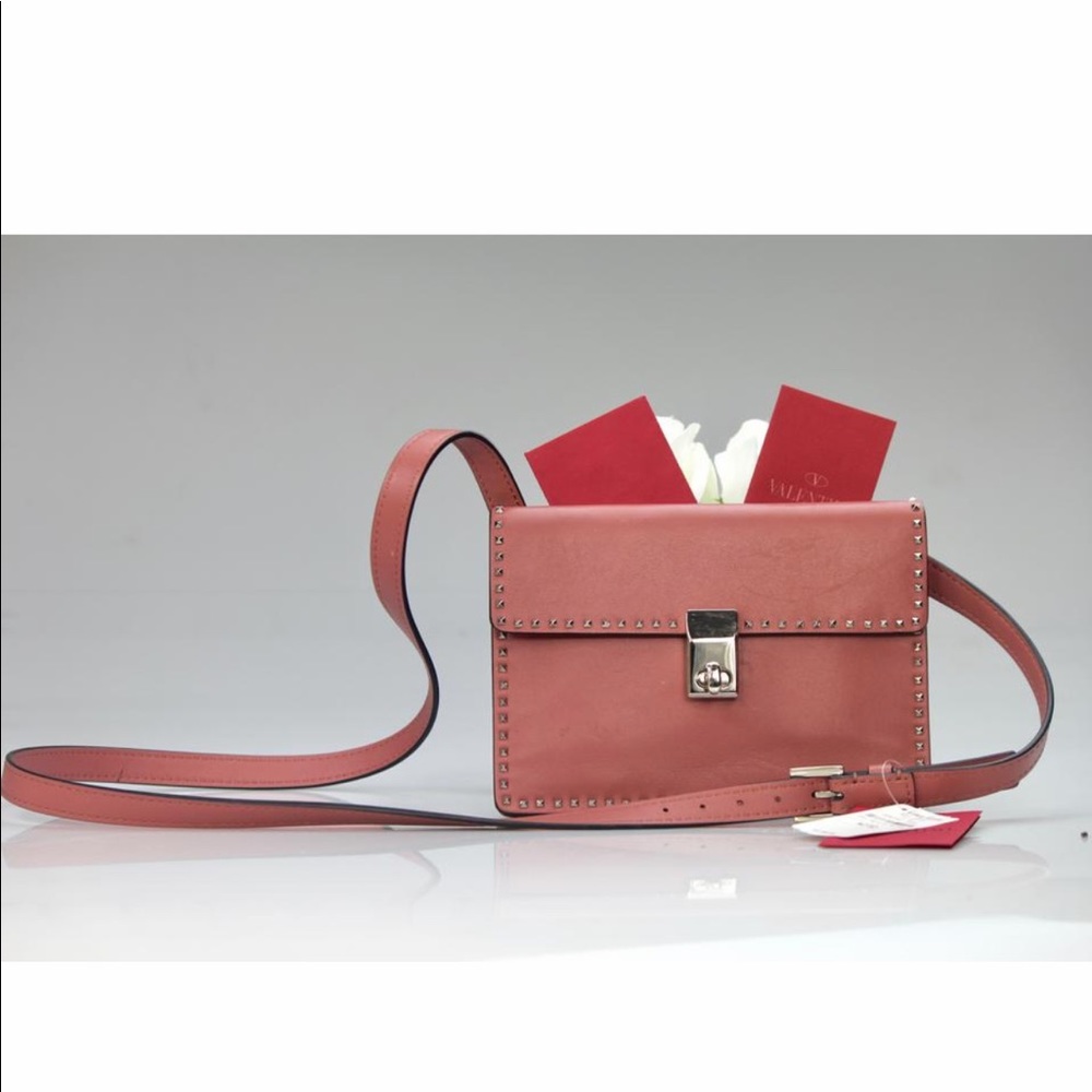 New Valentino Small Studded Shoulder Bag